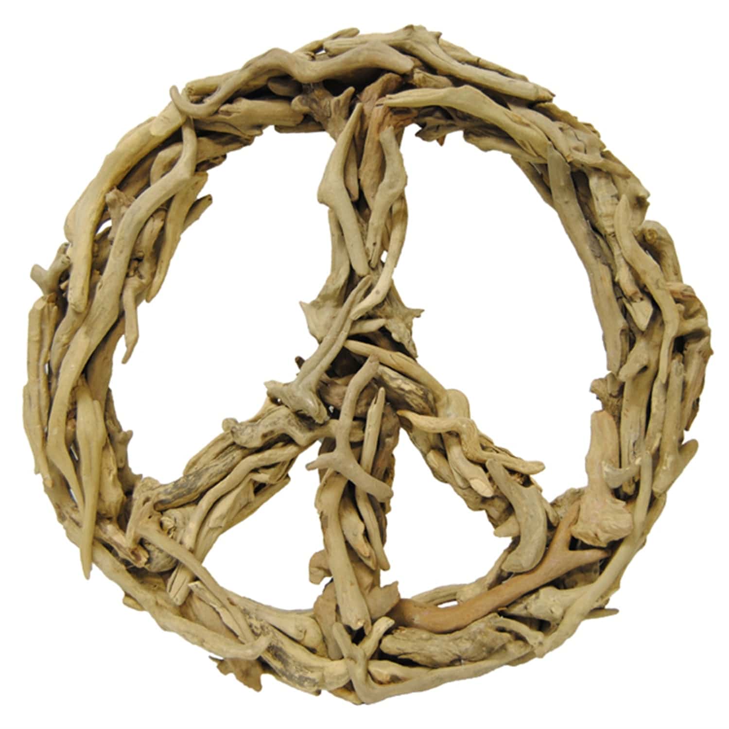 Large Driftwood Peace Sign - Twinkle Twinkle Little One