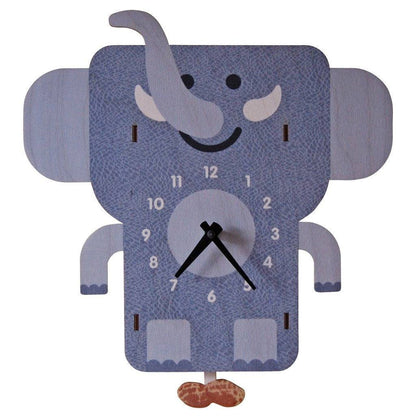 Elephant Pendulum 3-D Clock