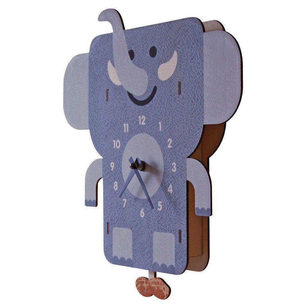 Elephant Pendulum 3-D Clock