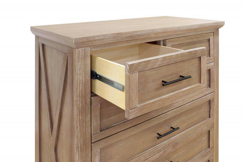 Emory Farmhouse 6-Drawer Chest in Driftwood