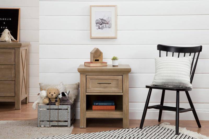 Emory Farmhouse NIghtstand in Driftwood