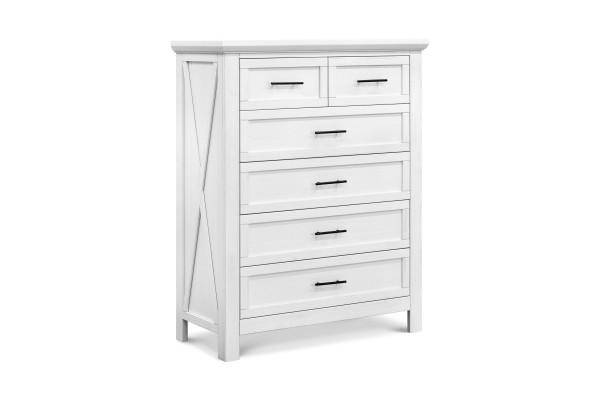 Emory Farmhouse 6-Drawer Chest in Linen