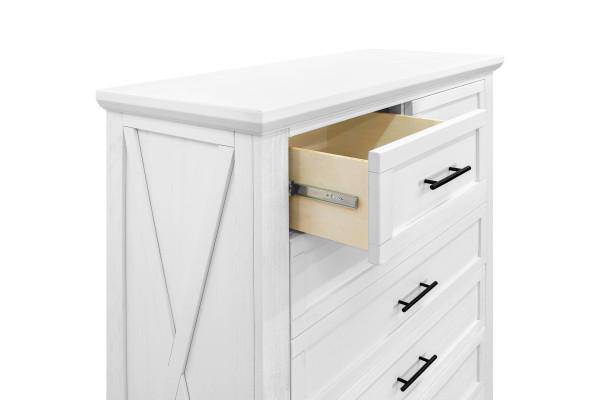 Emory Farmhouse 6-Drawer Chest in Linen