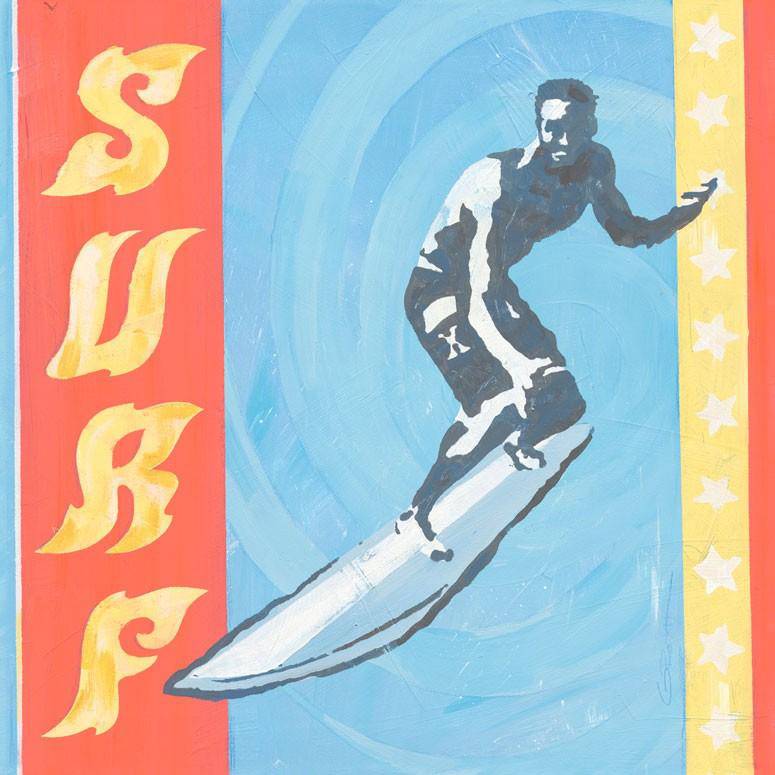 Extreme Sports Surf - Canvas Reproduction