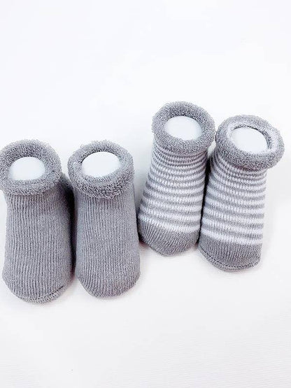 Terry Baby Socks - Two Pair Set - Twinkle Twinkle Little One