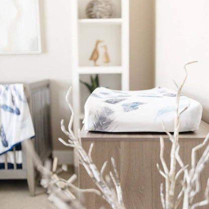 Featherly Jersey Changing Pad Cover - Twinkle Twinkle Little One