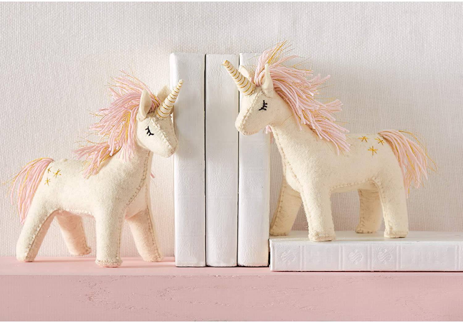 Felt Unicorn Bookend - Twinkle Twinkle Little One