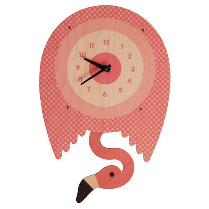 Flamingo Pendulum 3-D Clock