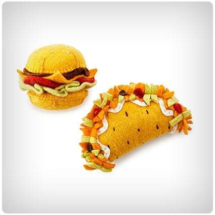 Foodie Felt Rattle - Burger - Twinkle Twinkle Little One