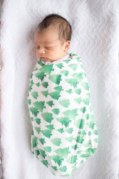 Forest Knit Swaddle Blanket