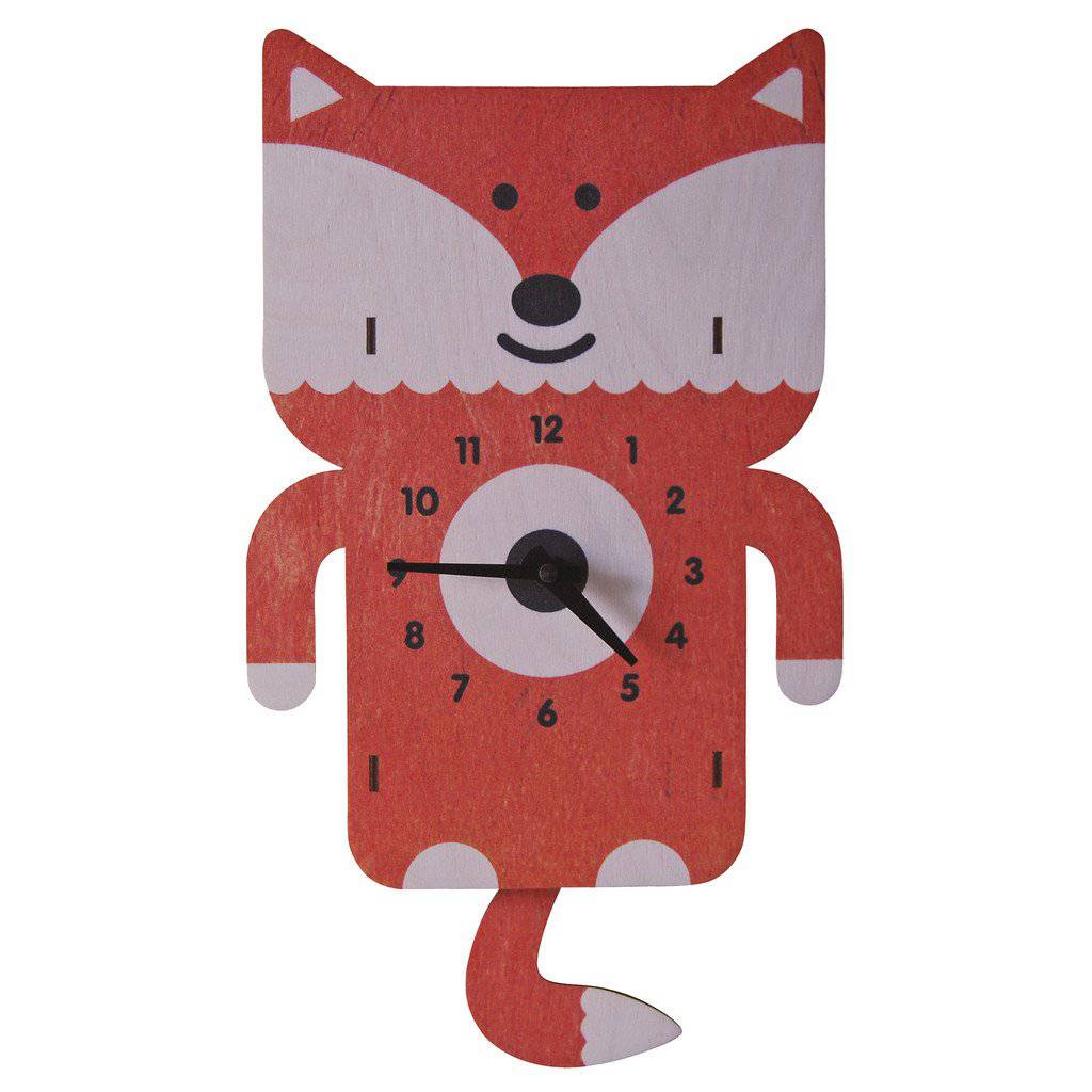 Fox Pendulum 3-D Clock