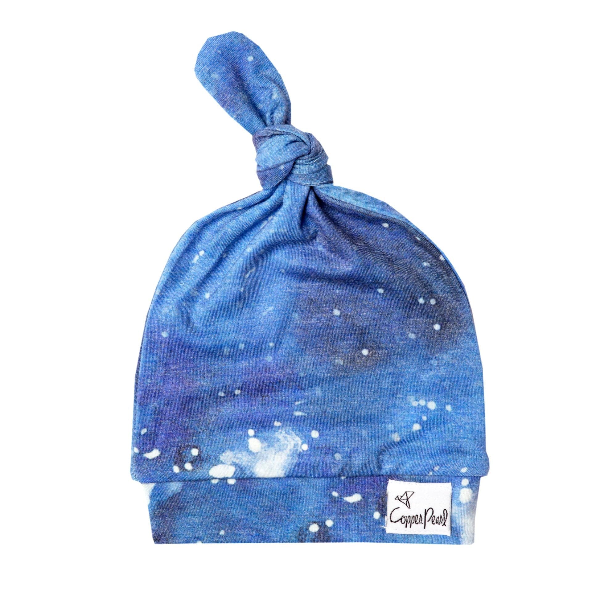 Galaxy Top Knot Hat - Twinkle Twinkle Little One