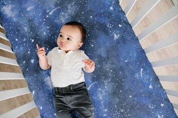 Galaxy Premium Crib Sheet