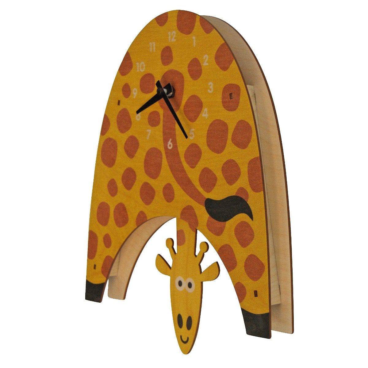 Giraffe Pendulum 3-D Clock