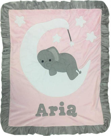 Goodnight Moon Boogie Baby Crib Blanket with Flange