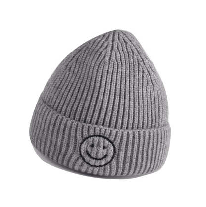 Smiley Embroidered Winter Beanie - Twinkle Twinkle Little One