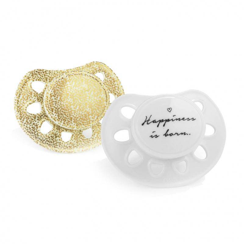 Happiness Is Born Pacifier Set