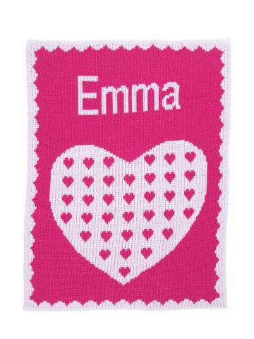 Heart on Heart Stroller Blanket - Twinkle Twinkle Little One