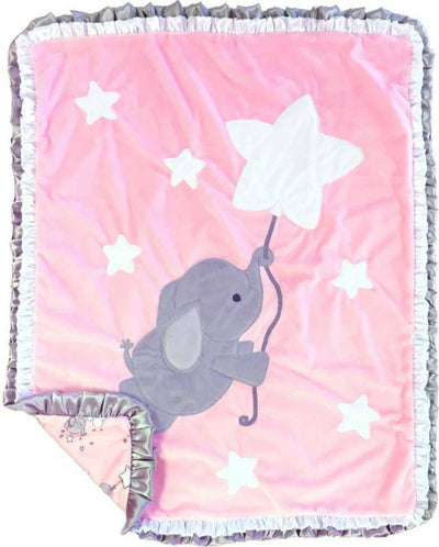 Heavy Load Boogie Baby Crib Blanket with Ruffle