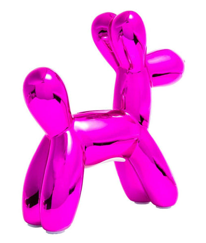 Hot Pink Mini Balloon Dog Bank