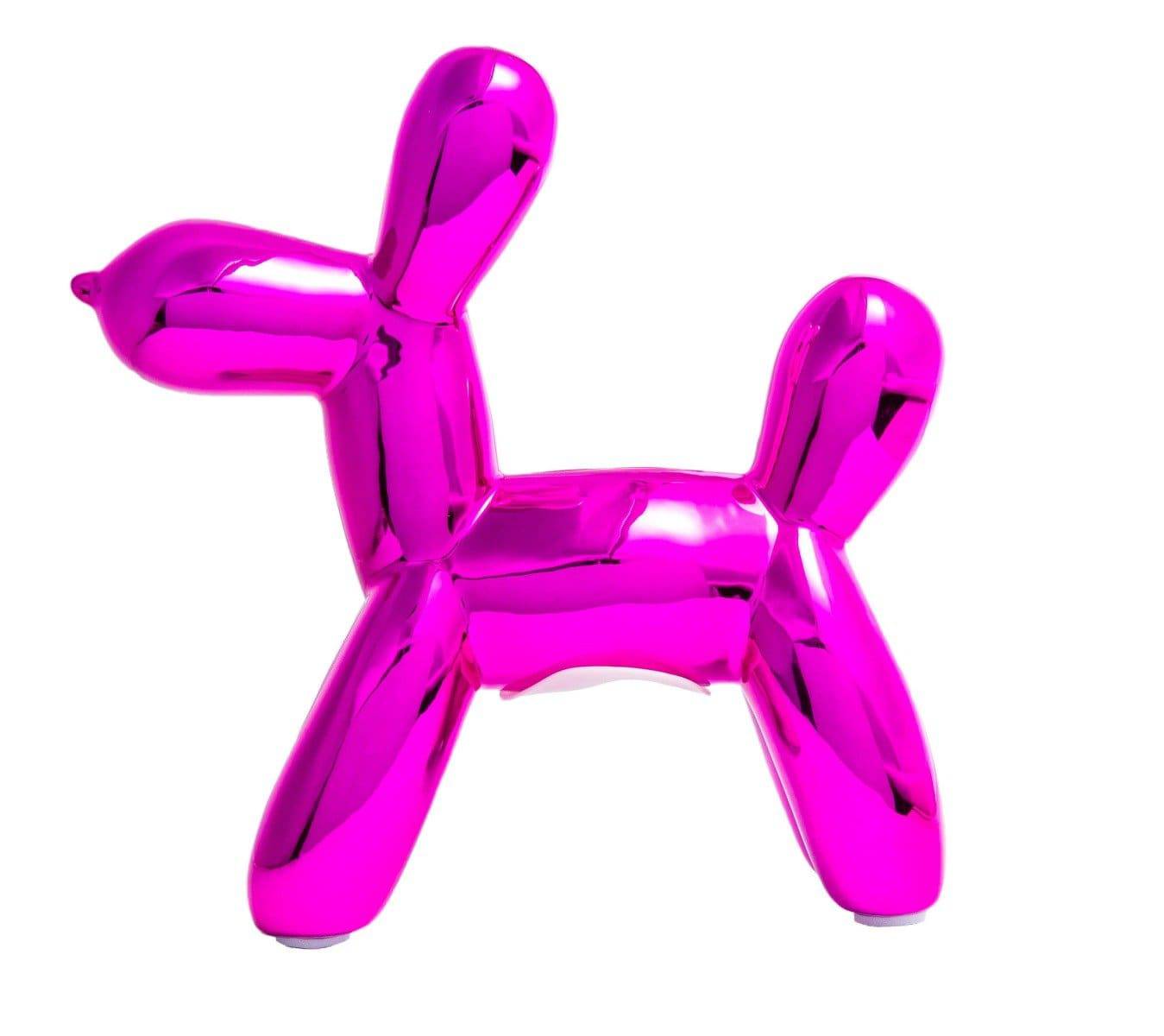 Hot Pink Mini Balloon Dog Bank - 7.5" - Twinkle Twinkle Little One
