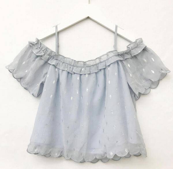 Cold Shoulder Ruffled Top - Twinkle Twinkle Little One
