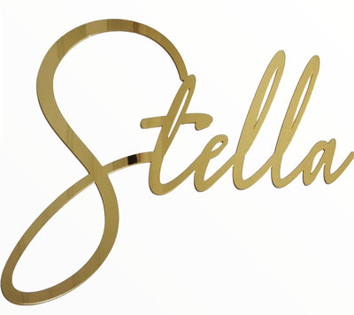 Script Acrylic Wall Name Sign - Twinkle Twinkle Little One