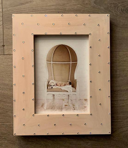 Distressed Jeweled Frame