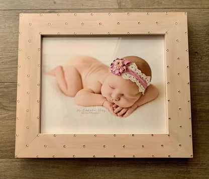 Distressed Jeweled Frame