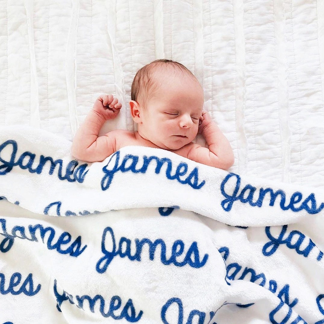 Plush Minky Personalized Blanket - Twinkle Twinkle Little One
