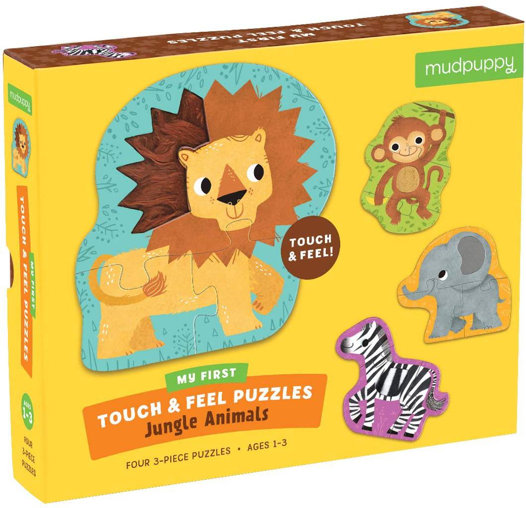 Jungle Animals My First Touch & Feel Puzzle - Twinkle Twinkle Little One