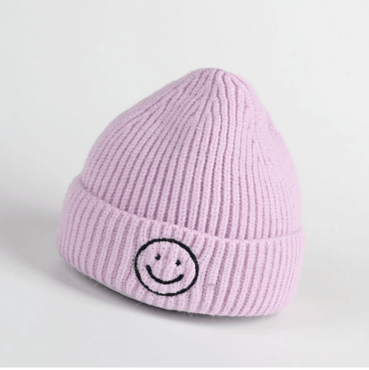 Smiley Embroidered Winter Beanie - Twinkle Twinkle Little One
