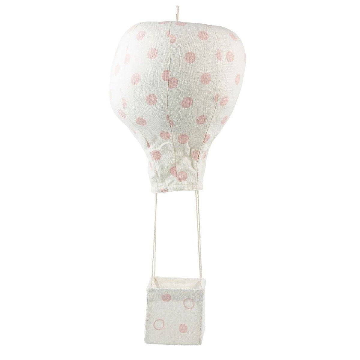 Lil' Polka Dot Hot Air Balloon Mobile in Light Pink - Twinkle Twinkle Little One