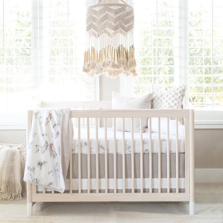 Llama Jersey Crib Sheet - Twinkle Twinkle Little One