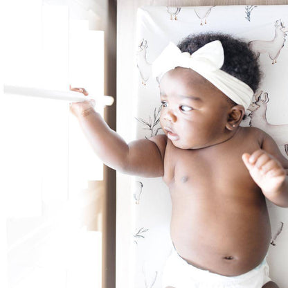 Llama Jersey Changing Pad Cover - Twinkle Twinkle Little One