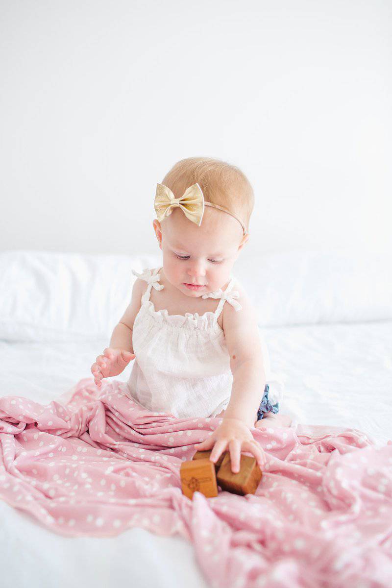 Lucy Knit Swaddle Blanket - Twinkle Twinkle Little One