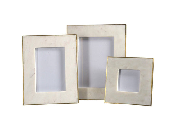 Marble & Gold Trimmed Frame