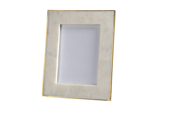 Marble & Gold Trimmed Frame