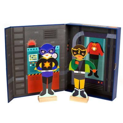 Superheroes Magnetic Dress Up Play Set - Twinkle Twinkle Little One