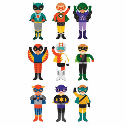 Superheroes Magnetic Dress Up Play Set - Twinkle Twinkle Little One