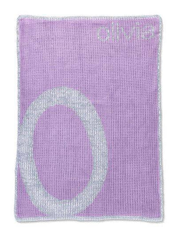 Metallic Slanted Large Letter Stroller Blanket - Twinkle Twinkle Little One