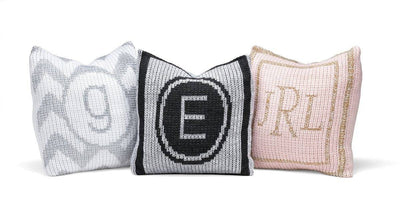 Metallic Chevron Pillow 