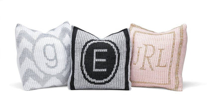 Metallic Chevron Pillow 