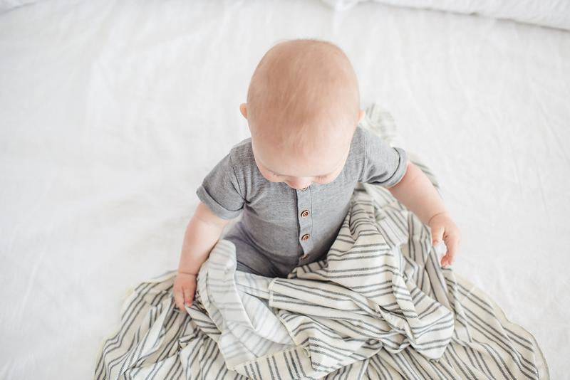 Midtown Knit Swaddle Blanket - Twinkle Twinkle Little One