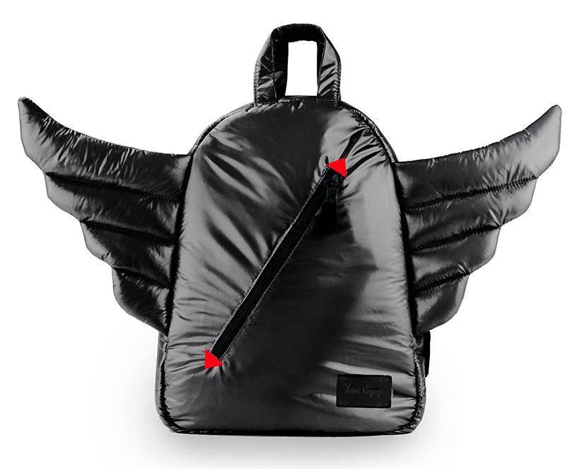 Mini Wings Backpack - Black - Twinkle Twinkle Little One
