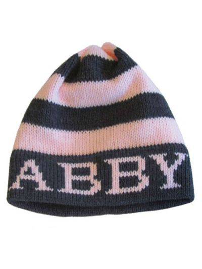 Modern Stripe Personalized Hat - Twinkle Twinkle Little One