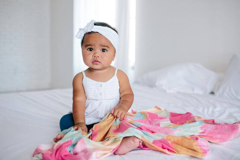 Monet Knit Swaddle Blanket - Twinkle Twinkle Little One