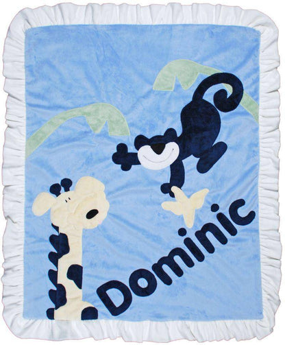 Wild Party Boogie Baby Crib Blanket with Flange