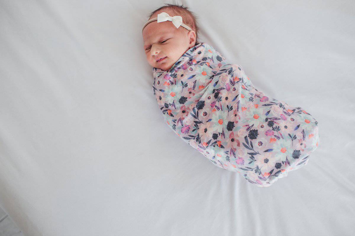Morgan Knit Swaddle Blanket - Twinkle Twinkle Little One