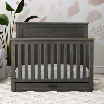 Cameron 6-in-1 Convertible Crib with Trundle Drawer - Twinkle Twinkle Little One